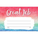 [TCR4758] Watercolor Great Job Awards (21.5cmx13.9cm)(25pcs)