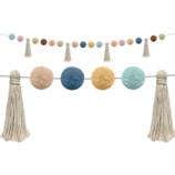 [TCR7157] Everyone is Welcome Pom-Poms and Tassels Garland