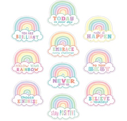 [TCR8418] Pastel Pop Positive Sayings Accents (6''-15.2cm) (30pcs) (10 designs (30pcs)