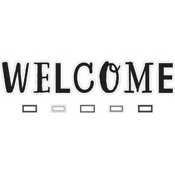 [TCR6805] Black &amp; White Welcome! BB SET(49pcs)(13''-33cm)