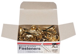 [CHL4RBP10] BRASS PAPER FASTENERS (100/box)(1''-2.5cm)(10mm) (Pack of 10)
